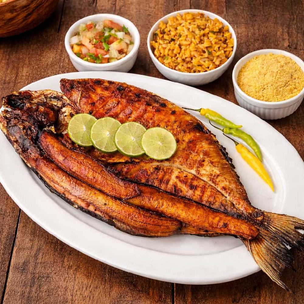 Banda-de-Tambaqui-Assado-Completo-(Serve-3-Pessoas)-+-1-Guarana-Bare-2-Litros